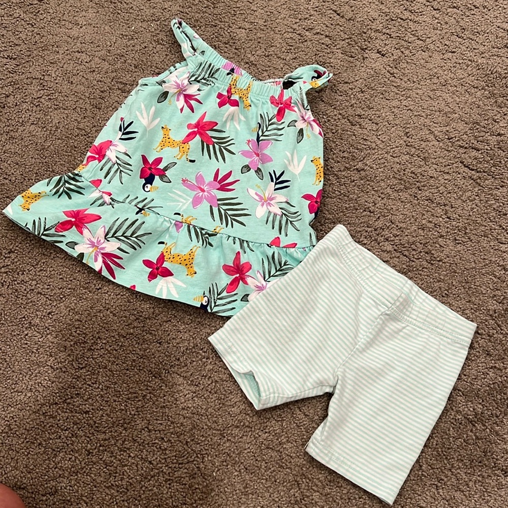 Tropical Shorts Set